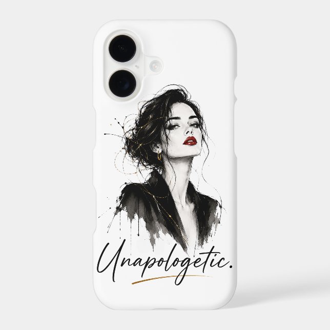 Unapologetic. Protective Phone Case  (Back)