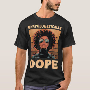 Unapologetically Afro Woman Vintage 70s  T-Shirt