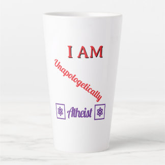 Unapologetically Atheist T-Shirt Latte Mug