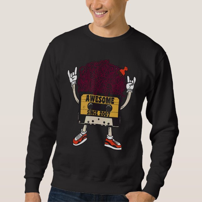 Unapologetically black awesome since 2007 african  sweatshirt (Front)