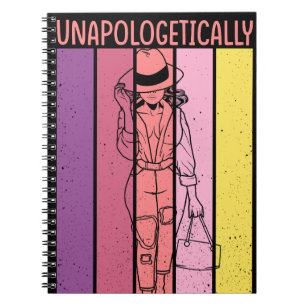 Unapologetically Dope Black Queen African Woman Me Notebook