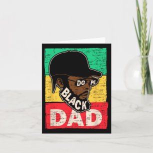 Unapologetically Drug Black Dad Black Fathers Prob Card