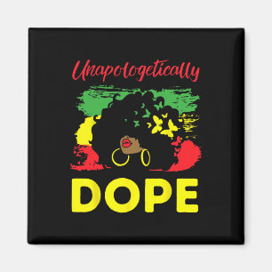 Unapologetically Drug Black History African Americ Magnet