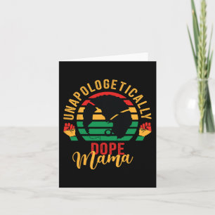 Unapologetically Drug Black Month History African Card