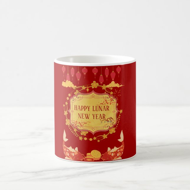 unar New Year Celebration: A Night of Joy Coffee Mug (Center)