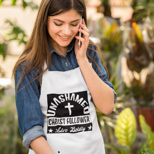 Unashamed Christ Follower Adult Apron
