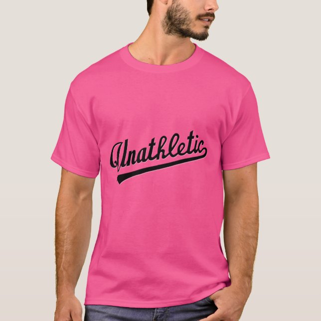 Unathletic - Black T-Shirt (Front)