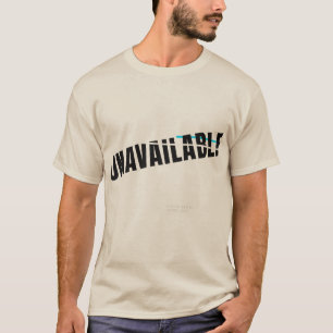 Unavailable Tech Typography Design T-Shirt
