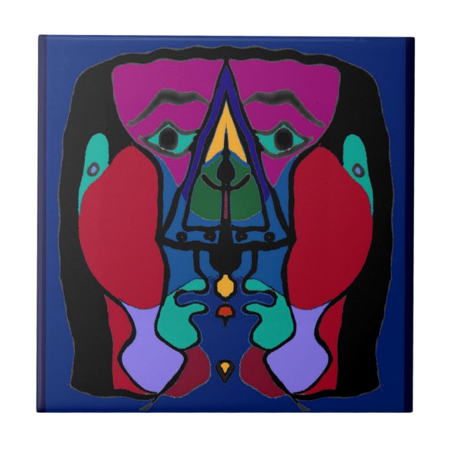 Unbalanced Abstract Tile (Front)