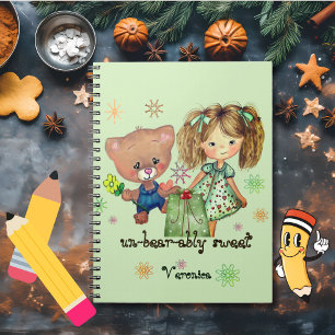 Unbearably Sweet Teddy Bear  Notebook