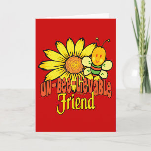 Unbelievable Best Friend Card