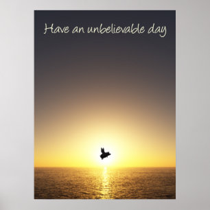 unbelievable day-flying pig poster