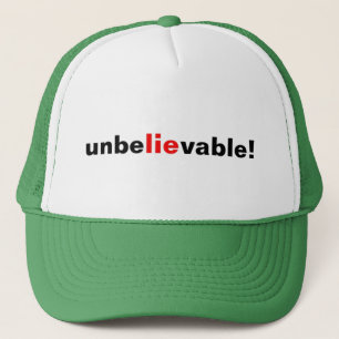 Unbelievable Lie Baseball Cap Hat Green Men Women