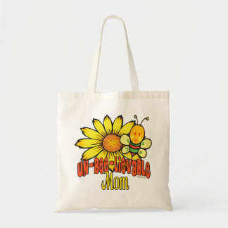 Unbelievable Mum Sunflowers and Bee Tote Bag