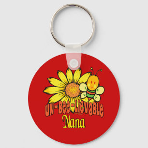 Unbelievable Nana Sunflowers Key Ring