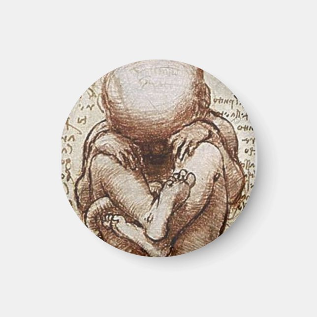 Unborn babe magnet (Front)