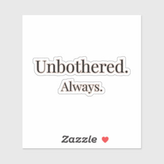 unbothered Black Girl Energy Sticker
