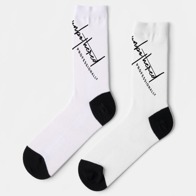 Unbothered Professionally” Socks (Left)