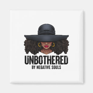 Unbothered Sy Black Queen African American Ladies Magnet
