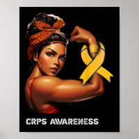 Unbreakable Afro Girl Crps Awareness