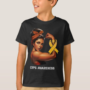 Unbreakable Afro Girl CRPS Awareness T-Shirt