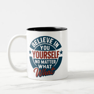 Unbreakable Emblem Two-Tone Coffee Mug