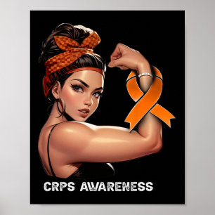 Unbreakable Girl Mum CRPS Awareness Poster