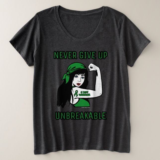UNBREAKABLE (long hair)...C Diff Plus Size T-Shirt (Design Front)