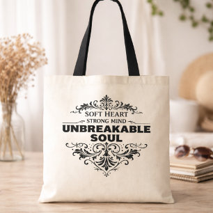 Unbreakable Soul Inspirational Women Vintage Tote Bag