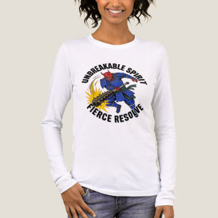 Unbreakable Spirit Fierce Resolve Samurai Oni T-Sh Tri-Blend Shirt