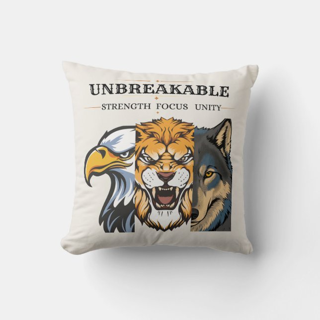 Unbreakable Strength Focus Unity   Cushion (Front)