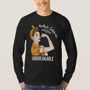Unbreakable Warrior Multiple Sclerosis Awareness M T-Shirt