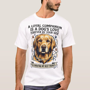 UnbreakableBond Dog Lover Golden Retriever Emotion T-Shirt
