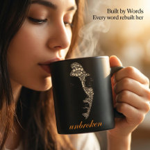 Unbroken Woman Typography