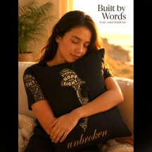 Unbroken Woman Typography