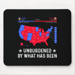 Unburdened By What Has Been Trump Election Map  Mouse Pad