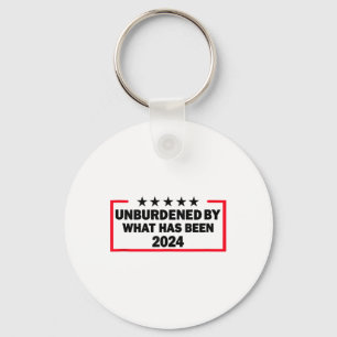 Unburdened By What Has Been Trump Victory 2024 Tan Key Ring