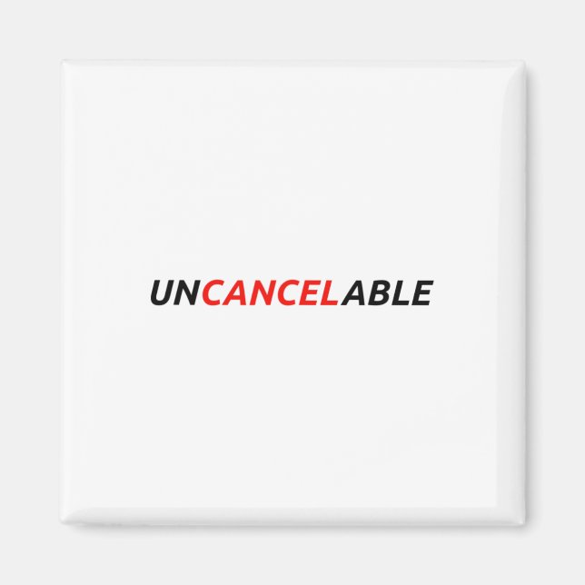 Uncancelable Make Speech Free Resist Anti Cancel C Magnet (Front)
