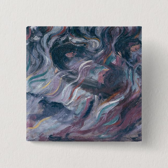 Uncertainties I. The Farewells (triptych) 1911 (oi 15 Cm Square Badge (Front)