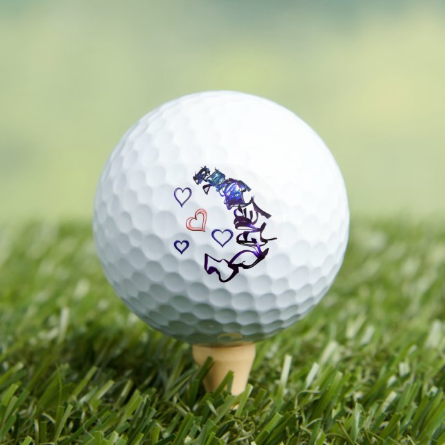 Unchain My Heart Golf Balls (Insitu Tee)