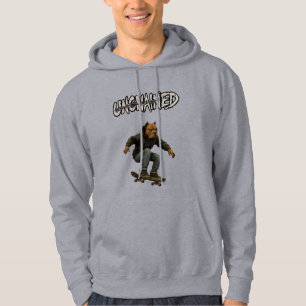 Unchained Skater Pitbull - Skateboarding Graphic Hoodie