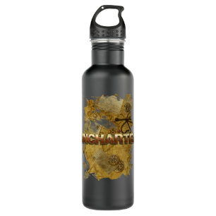 Uncharted Map with Logo TShirt 710 Ml Water Bottle