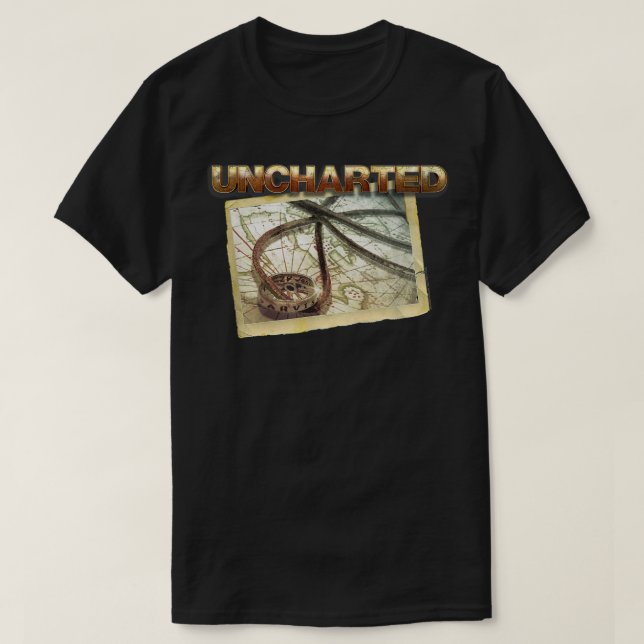 Uncharted Map with Ring TShirt (Design Front)