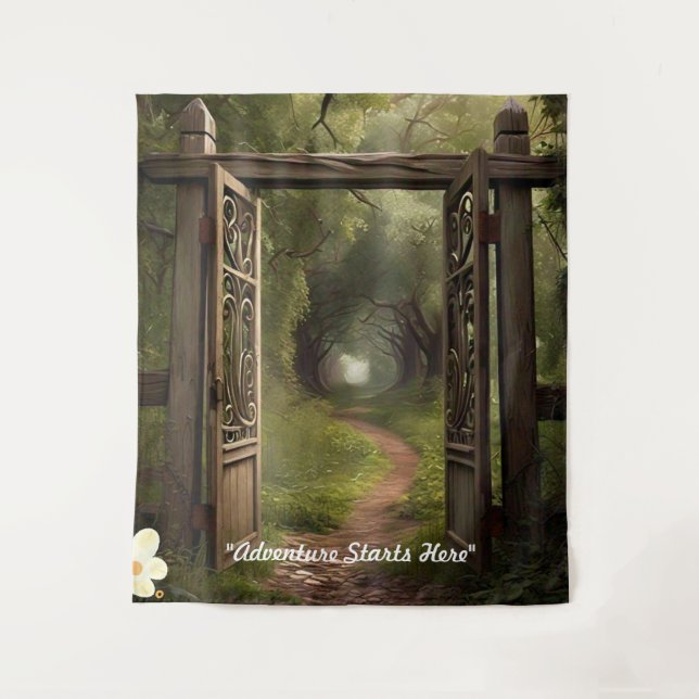 "Uncharted Territory" Tapestry (Front)