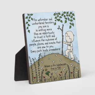 Unchartered Territory Plaque