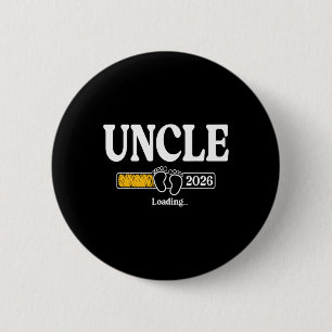 Uncle 2026 Loading Uncle Est. 2026, New Uncle 2026 6 Cm Round Badge