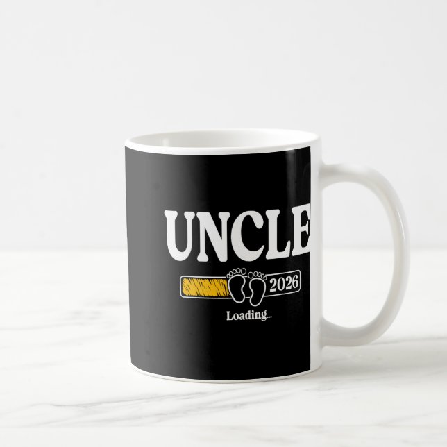 Uncle 2026 Loading Uncle Est. 2026, New Uncle 2026 Coffee Mug (Right)
