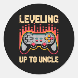 Uncle Art For Uncle Men From Niece Nephew First Ti Classic Round Sticker