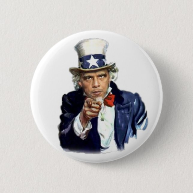 Uncle Barack Button (Front)