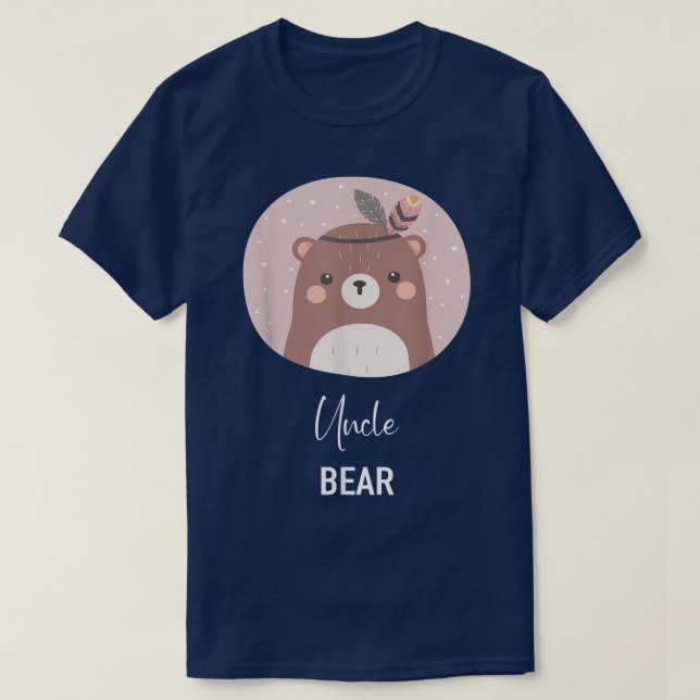 Uncle Bear - Funny Family  T-Shirt (Design Front)